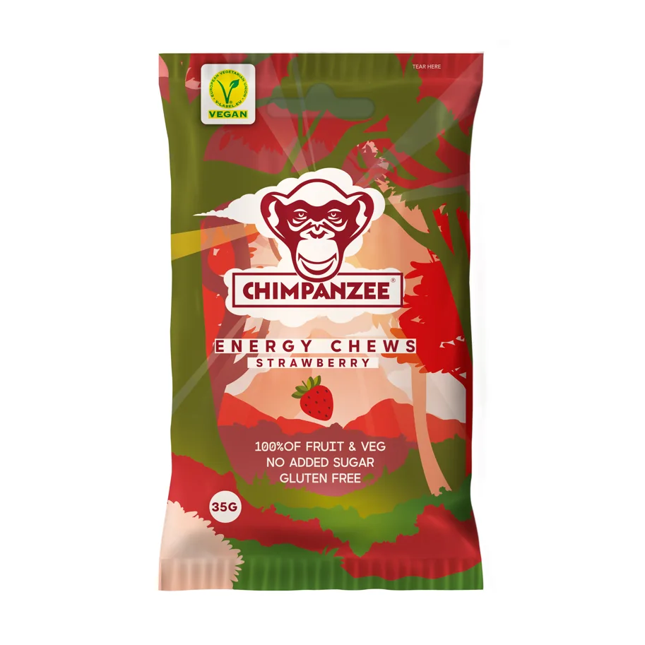 Energy Chews Strawberry  (Vegan / Gluten Free) 20x35gr