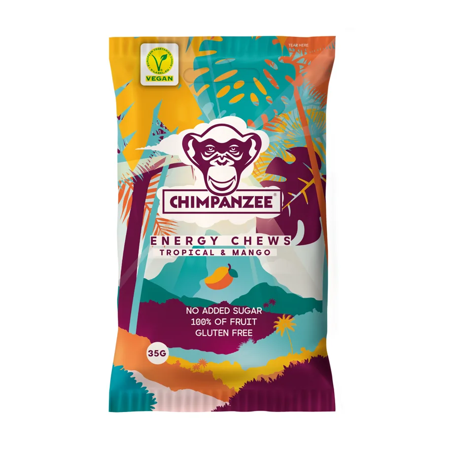 Energy Chews Tropical & Mango (Vegan / Gluten Free) 20x35gr
