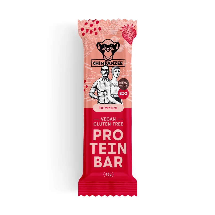 Protein Bar Berries (Vegan, Bio, Gluten Free) 25x40gr