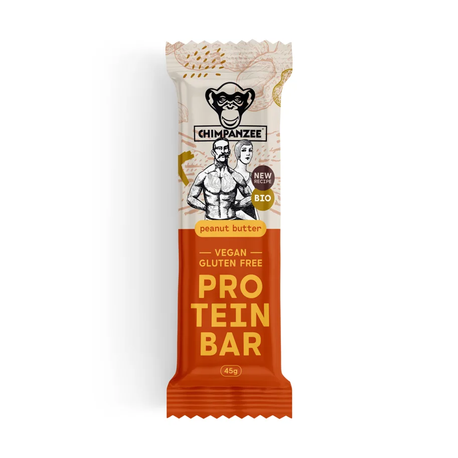 Protein Bar Peanut Butter (Vegan, Bio, Gluten Free) 20x45gr