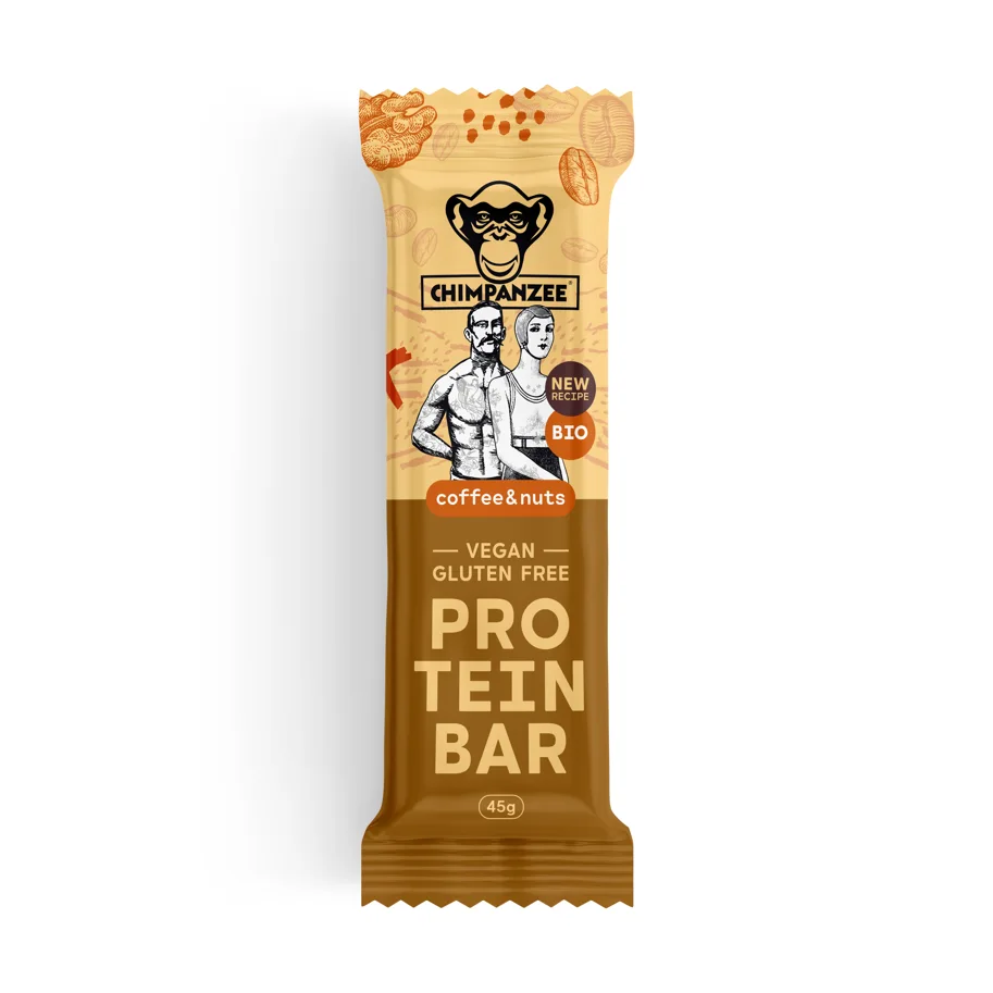 Protein Bar Coffee & Nuts (Vegan, Bio, Gluten Free) 20x45gr