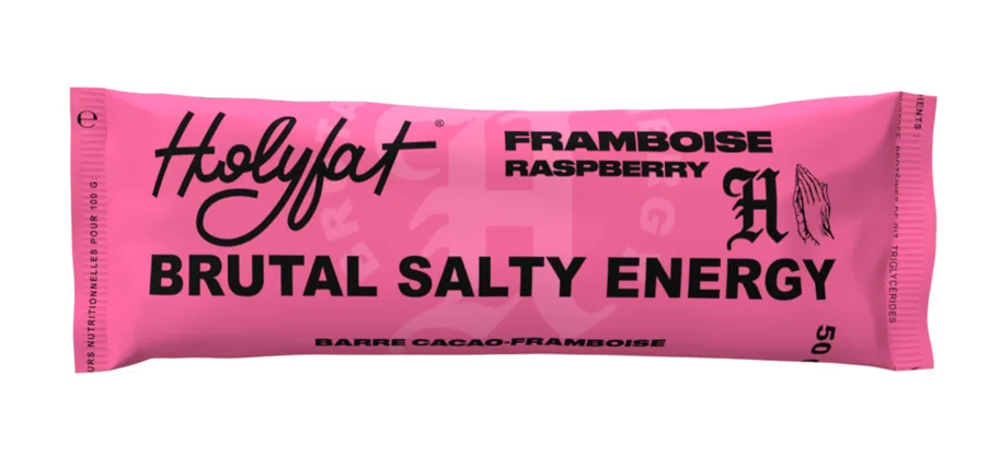 Holy-Fat Energie Riegel Himbeere Kakao (Vegan, Glutenfree) 12x50gr. (MHD 25.03.2025)