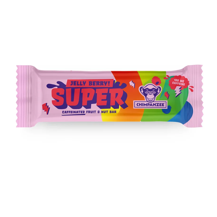 Super Bar Jelly Berry (100mg caffeine Guarana) 20x55gr